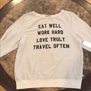 WILDFOX Pullover light grey sweater